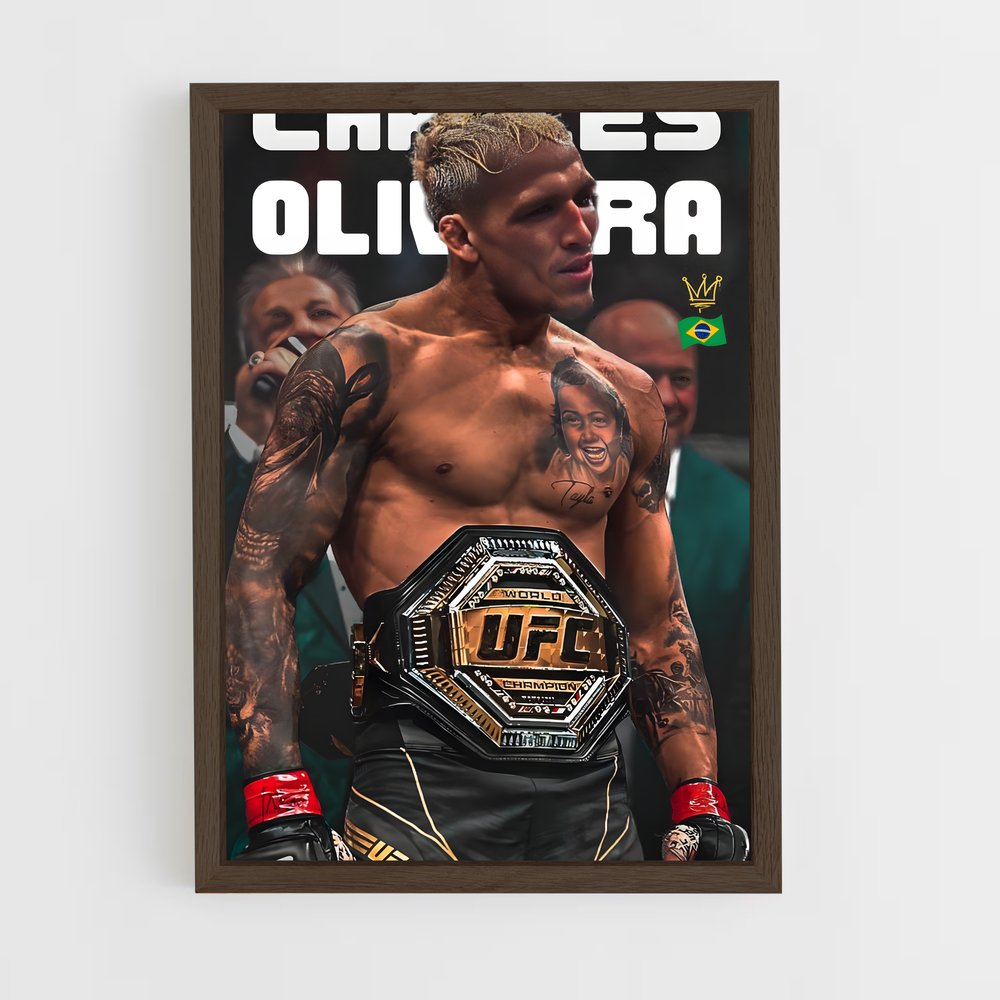 Poster Oliveira: Vers la Gloire – affiche MMA (vue 5)
